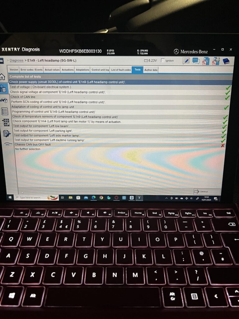 Error Code Headlight Mercedes Headlight Coding: How to - VCCarTool