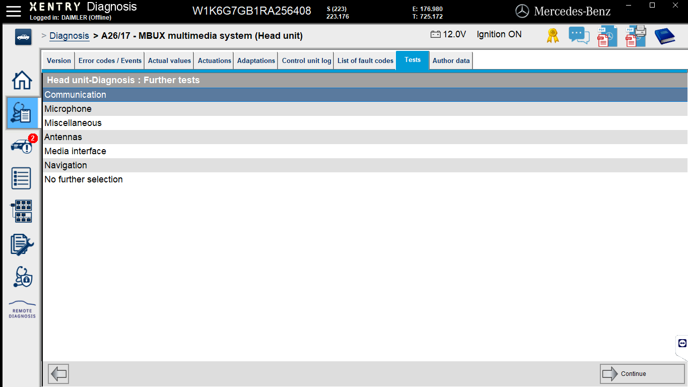 Test Xentry Openshell Mercedes