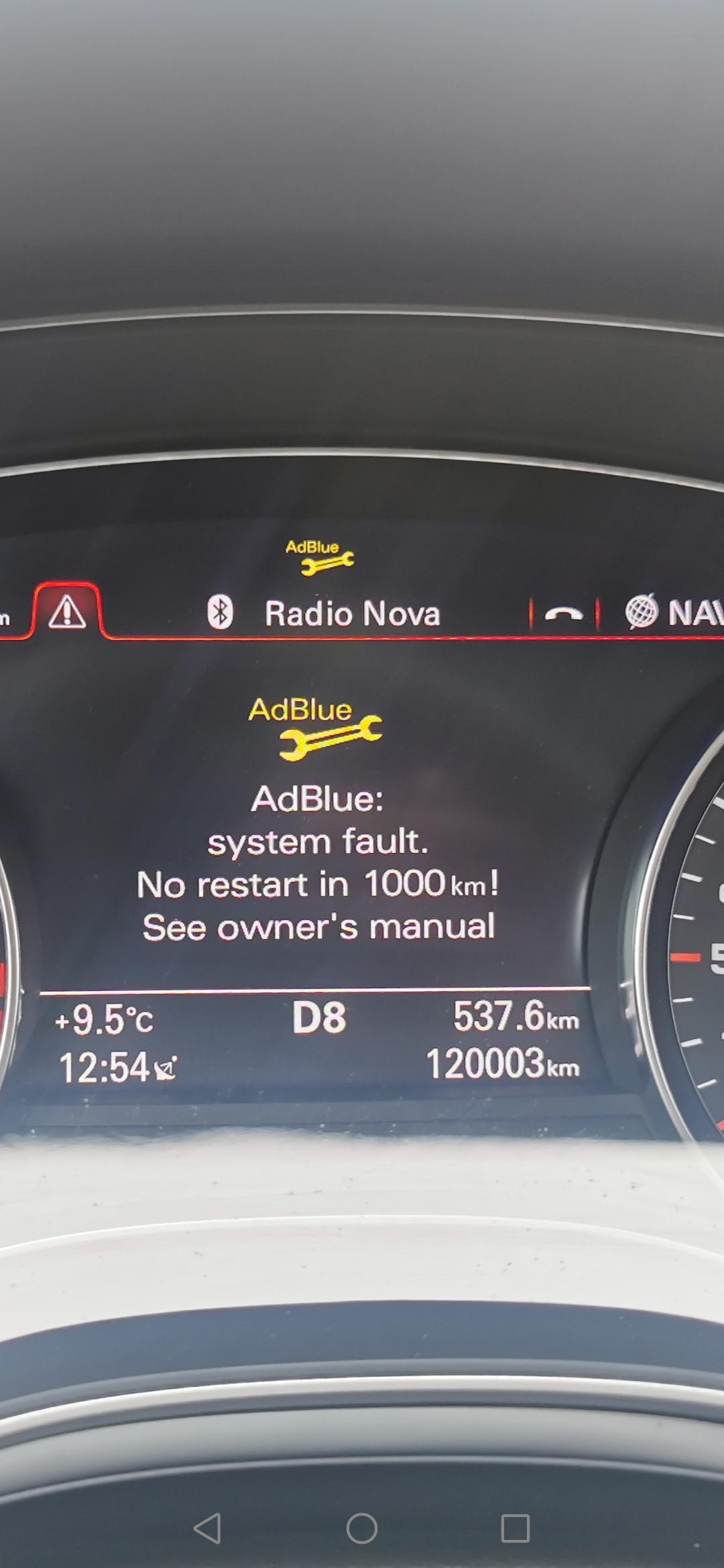 What is AdBlue Reset