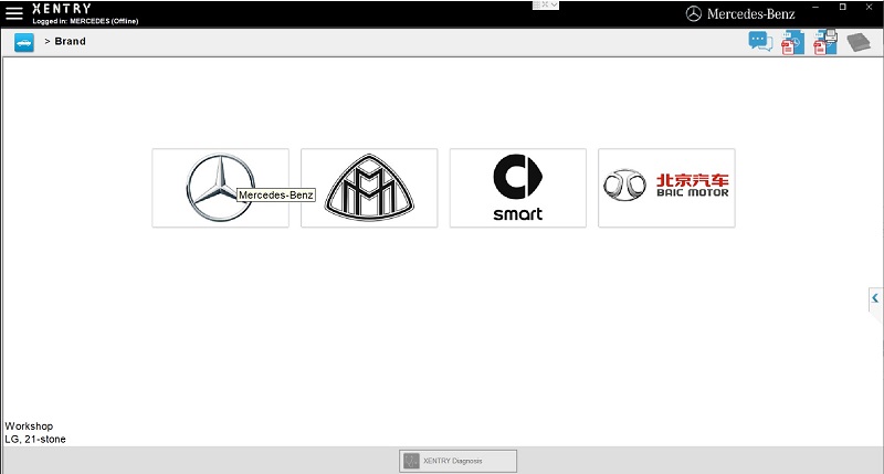 interface xentry diagnostic Car Simulation 1