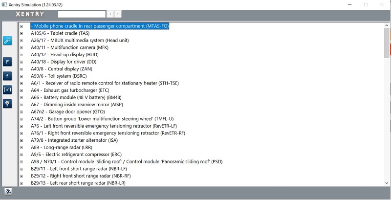 xentry diagnostic Car Simulation4