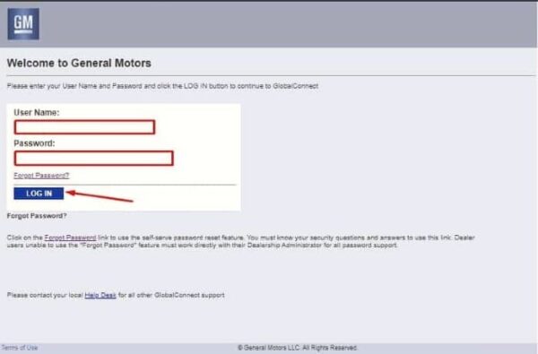 GM Login Access Online