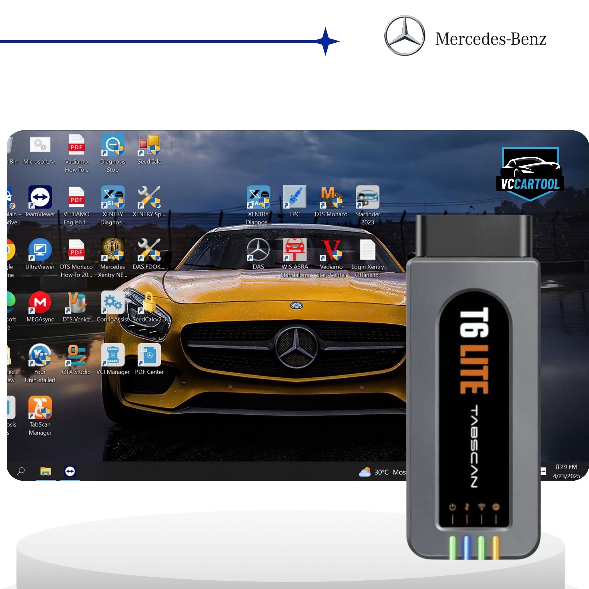 Combo Tabscan T6 Lite & Full Mercedes software Combo Tabscan T6 Lite & Full Mercedes software