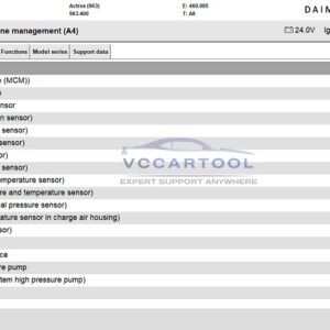 Components XENTRY Daimler Truck
