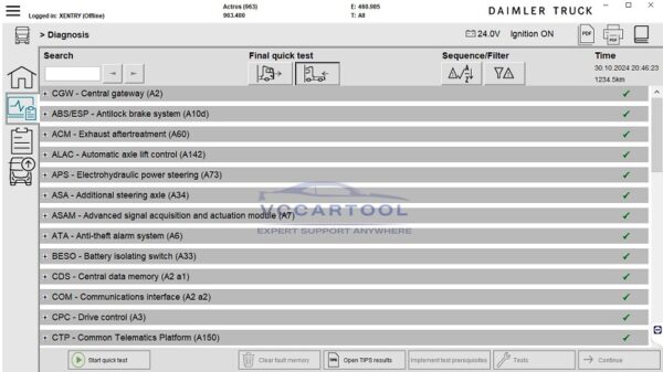XENTRY Daimler Truck Diagnosis