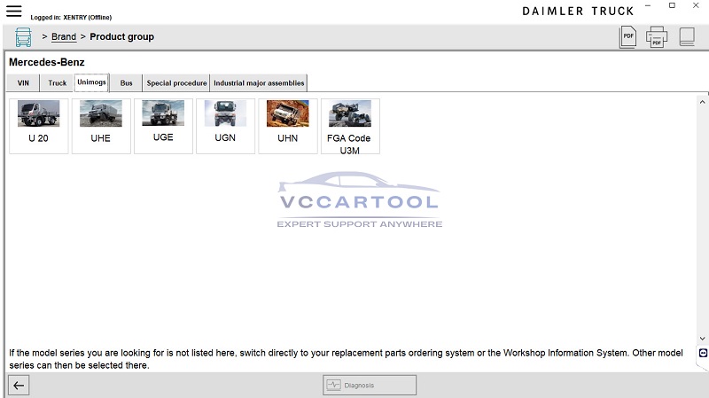Xentry Truck Model Supported (2)