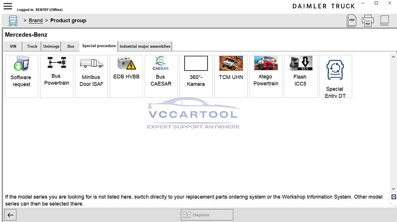 Xentry Truck Model Supported (4)