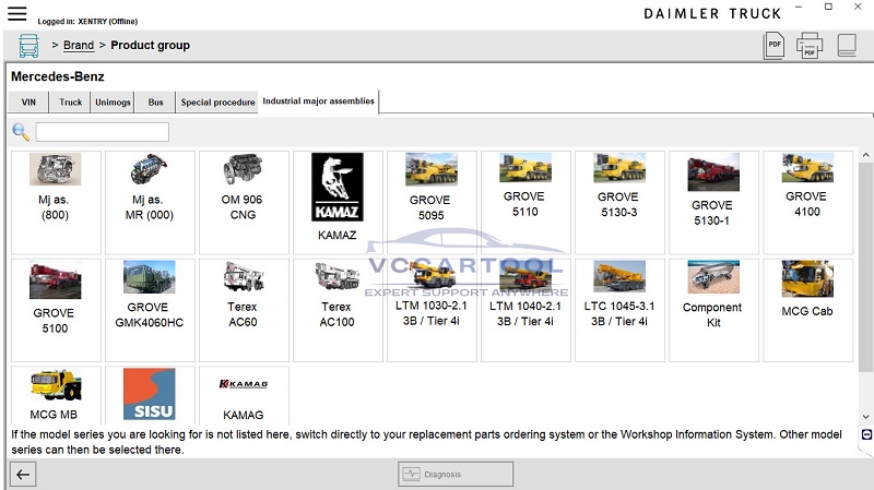 Xentry Truck Model Supported (5)