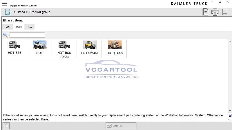 Xentry Truck Model Supported (6)