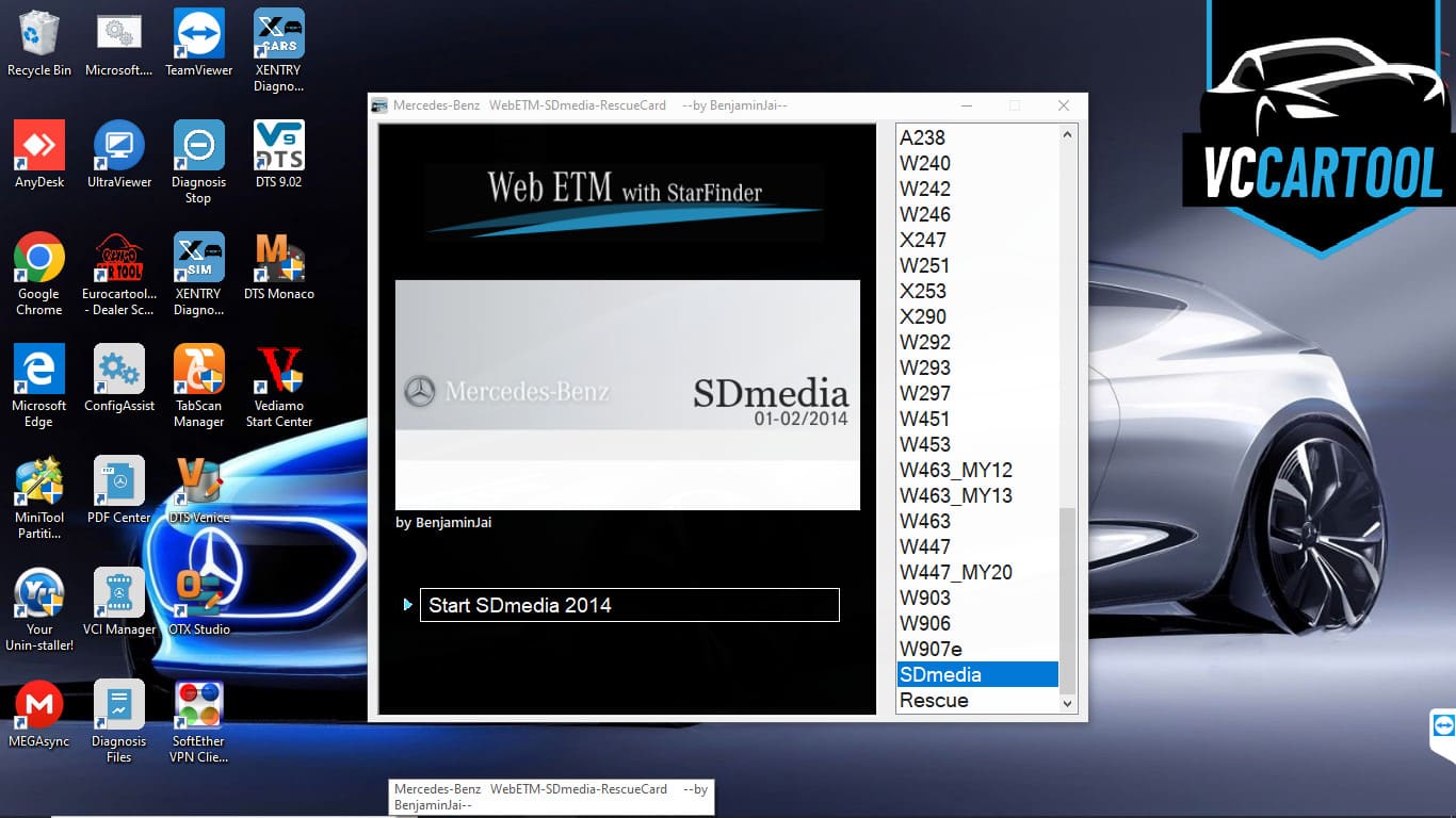 Start Mercedes SDMedia