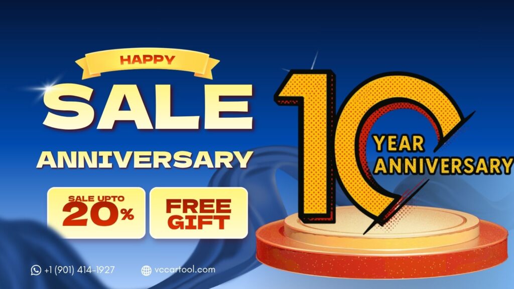 sale anniversary banner